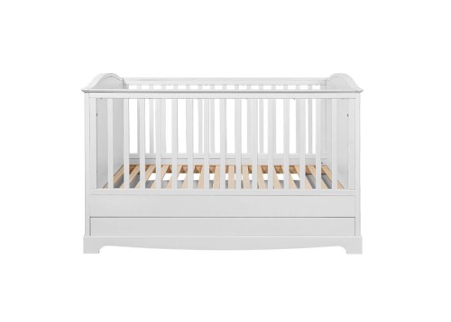Royal timeless white cot bed 70x140 / sofa bed 70x140