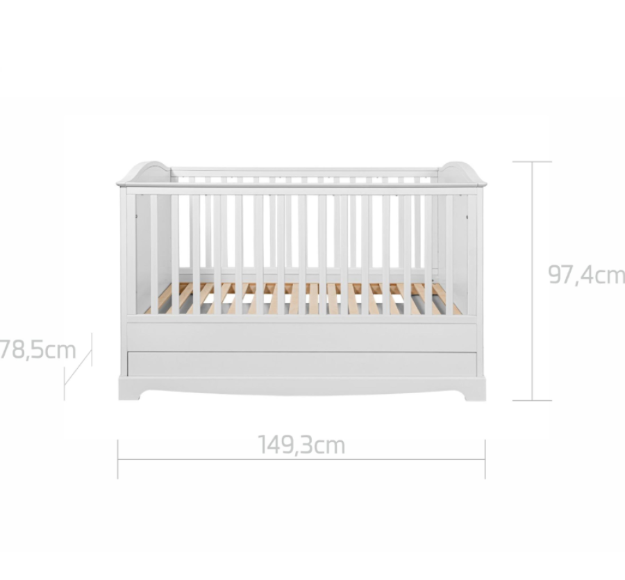 Latte spalvos lova Latte spalvos lova