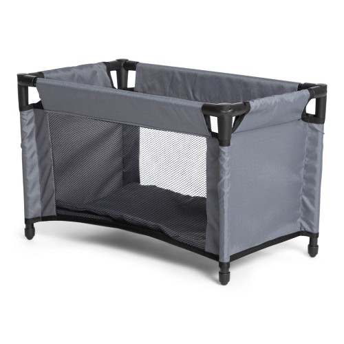 Travel Bed for Dolls Grey