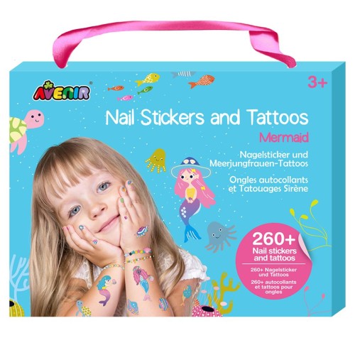 Nail Stickers & Tattoos – Mermaid