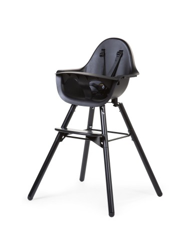 Evolu 2 High Chair - Adjustable In Height (50-75 CM/*90 CM) - Black