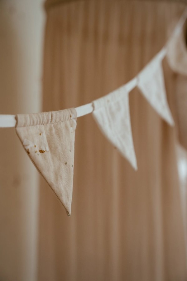 Medžiaginė girlianda. Medžiaginė girlianda.