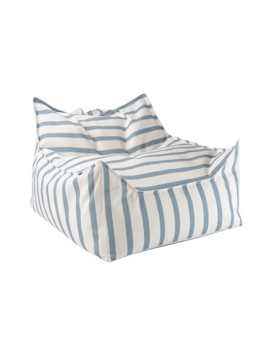 Blue Stripes Beanbag Chair