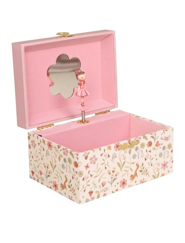 Musical Jewellery Box ´Flowers & Butterflies´