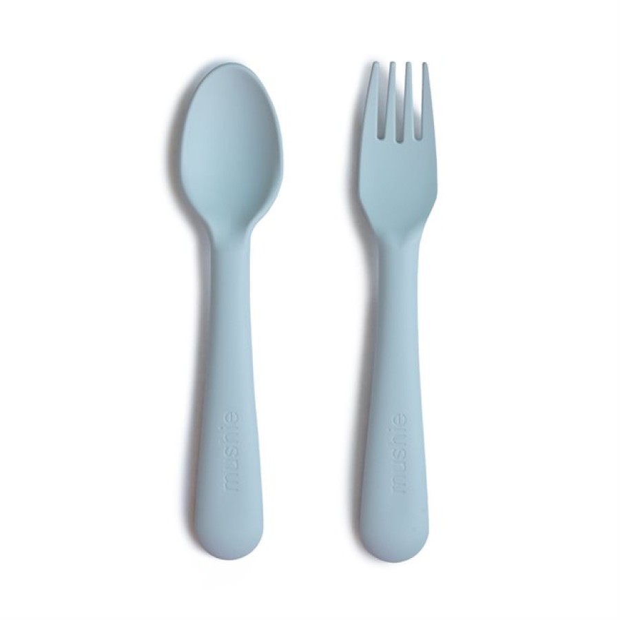 Fork and Spoon Set (Powder Blue)