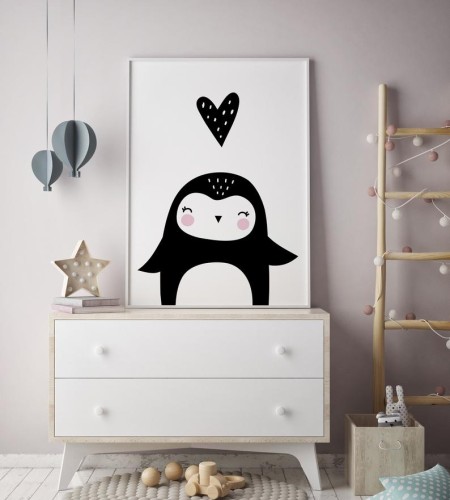 Kids Poster Pinguin