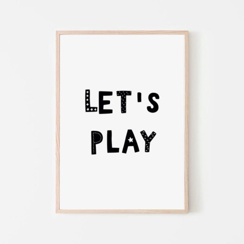 Kids Poster "Lets Play"