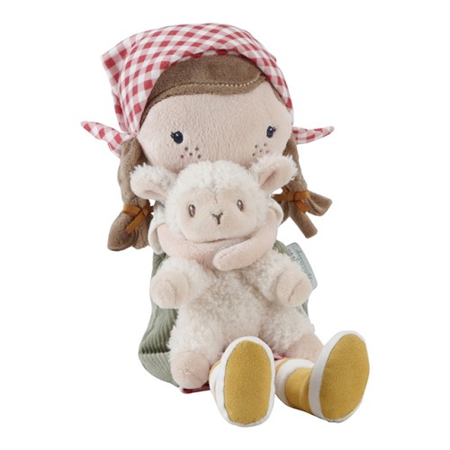 Cuddle doll farmer Rosa with sheep 35 cm ´Little Farm´