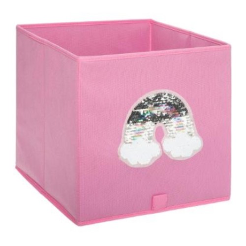 Pink Storage Box "Rainbow"