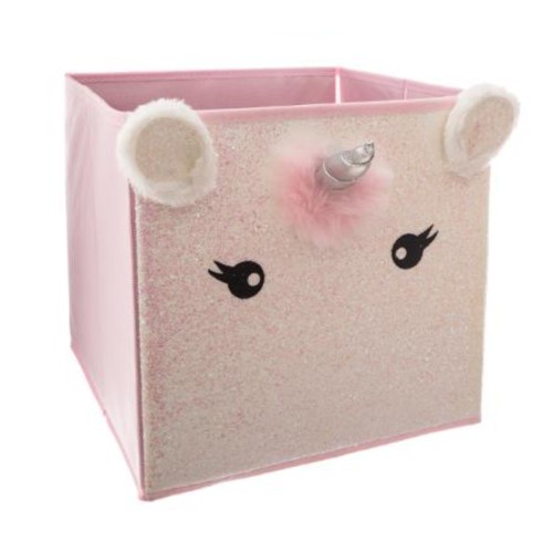 Pink Storage Box "Unicorn"