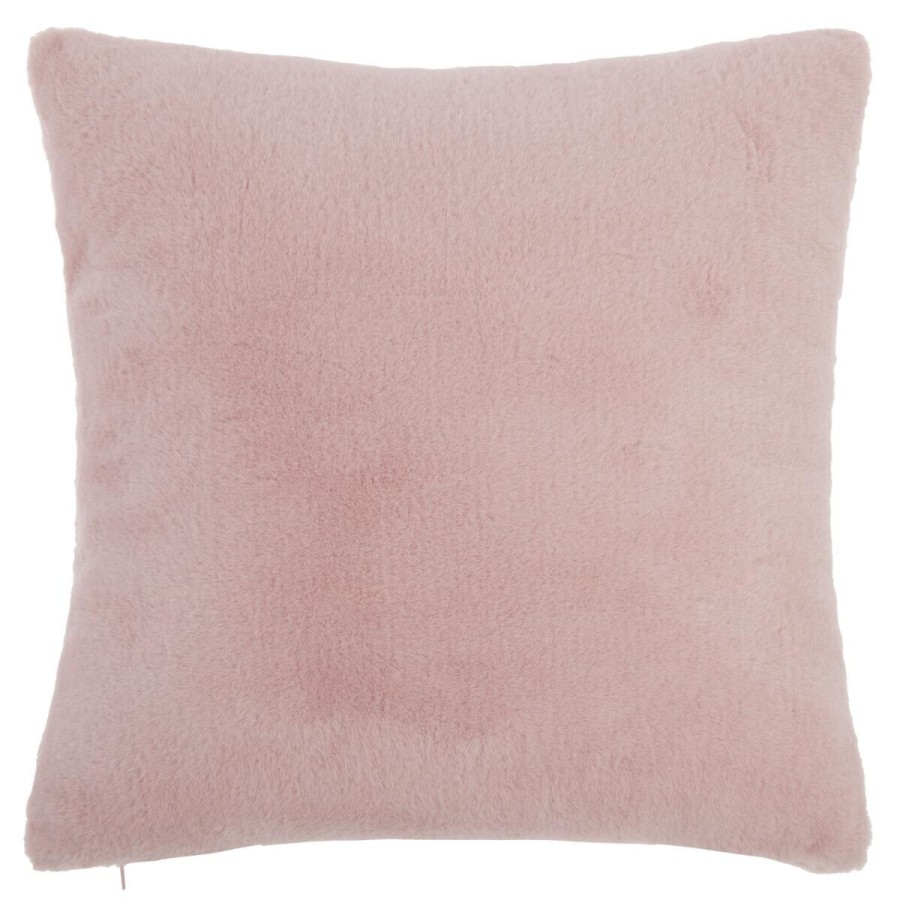 Rožinė kailiuko pagalvė
