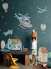 Sienų lipdukas vaikams "Lėktuvai"