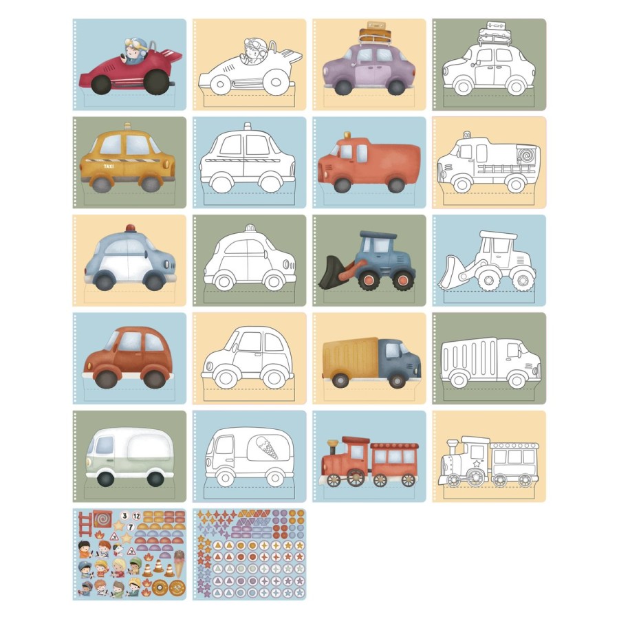 Spalvinimo knygelė vandens flomasteriu