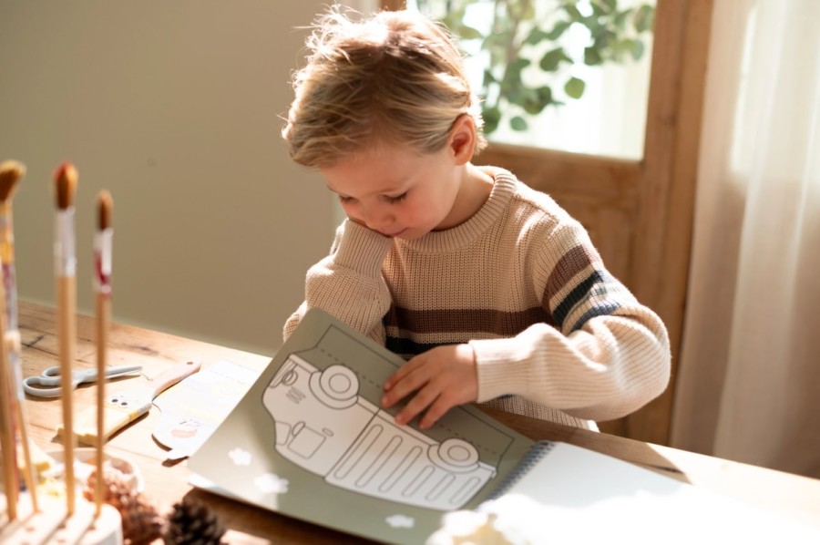 Spalvinimo knygelė vandens flomasteriu