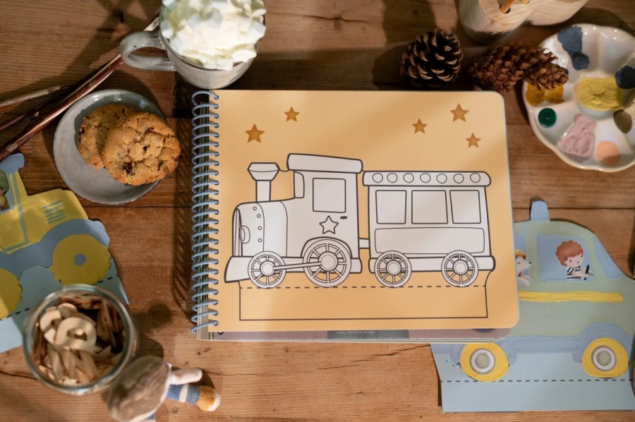 Spalvinimo knygelė vandens flomasteriu