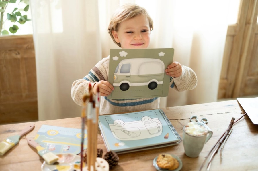 Spalvinimo knygelė vandens flomasteriu