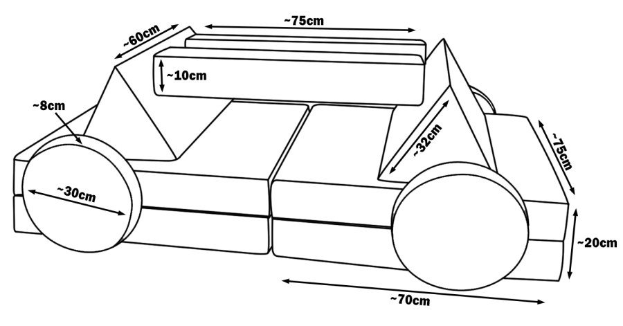 Transformuojama sofa