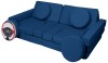 Transformuojama sofa su vairu