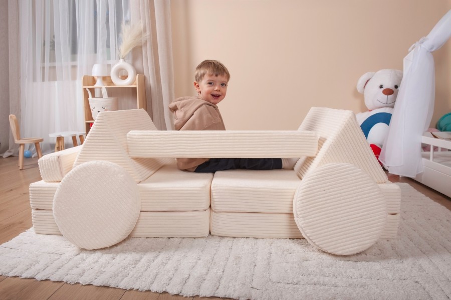 Transformuojama sofa su vairu
