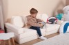 Transformuojama sofa su vairu
