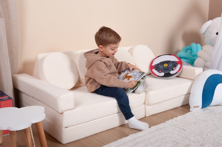 Transformuojama sofa su vairu