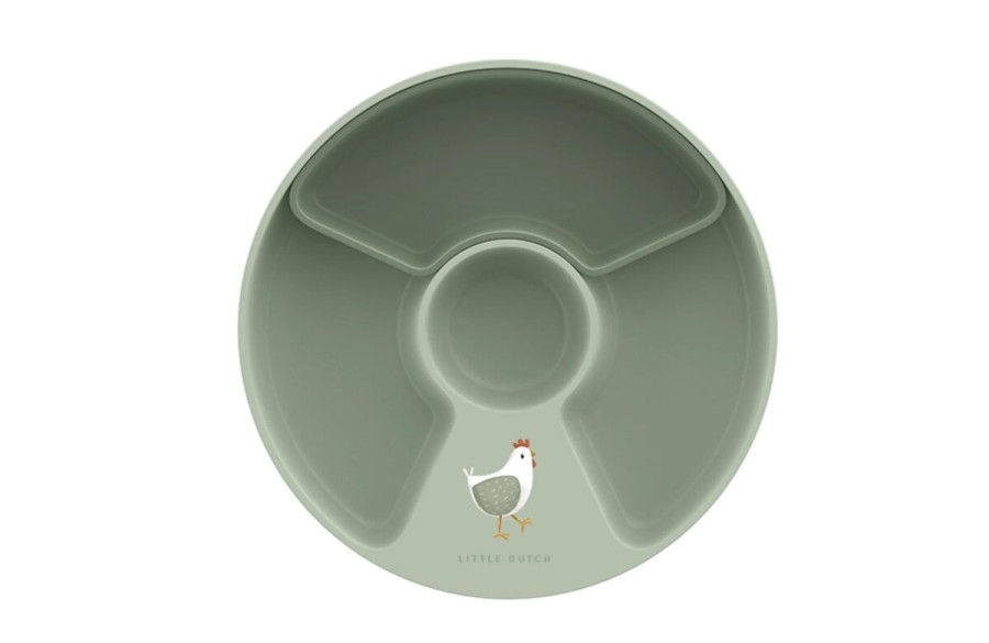 Vaikiška lėkštutė su skyreliais