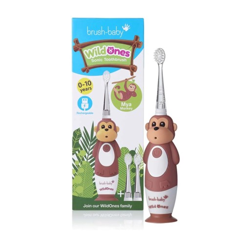 Monkey rechargeable sonic toothbrush (0-10 year olds)