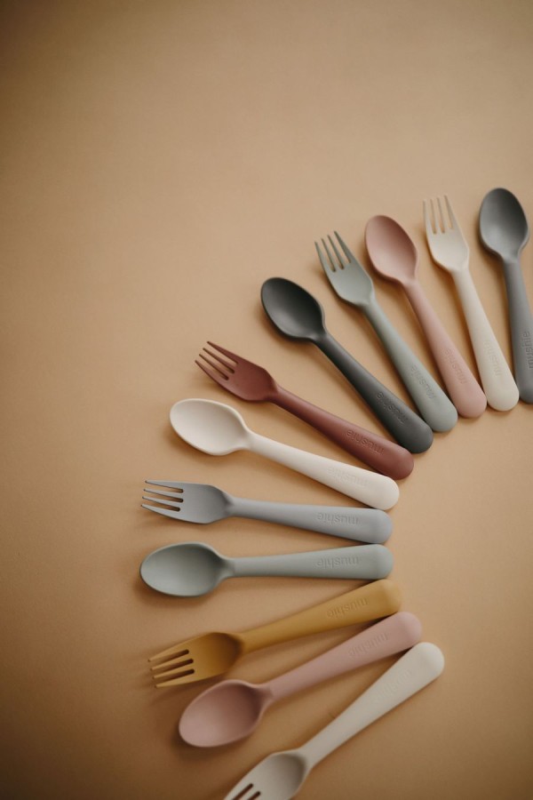 Fork and Spoon Set (Blush)