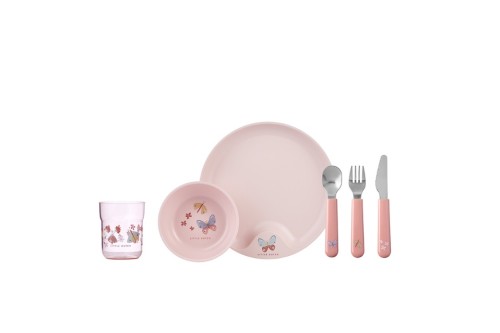 Children’s dinnerware 6-piece set ´Flowers & Butterflies´