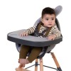 EVOLU 2 HIGH CHAIR - ADJUSTABLE IN HEIGHT (50-75 CM/*90 CM) - NATURAL ANTHRACITE