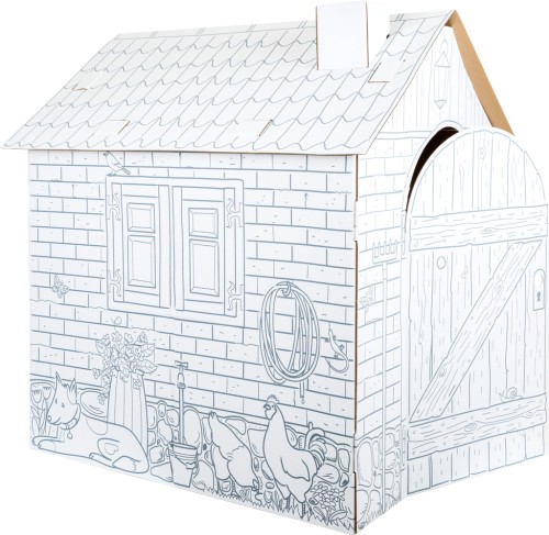 Little House Cardboard Playhouse