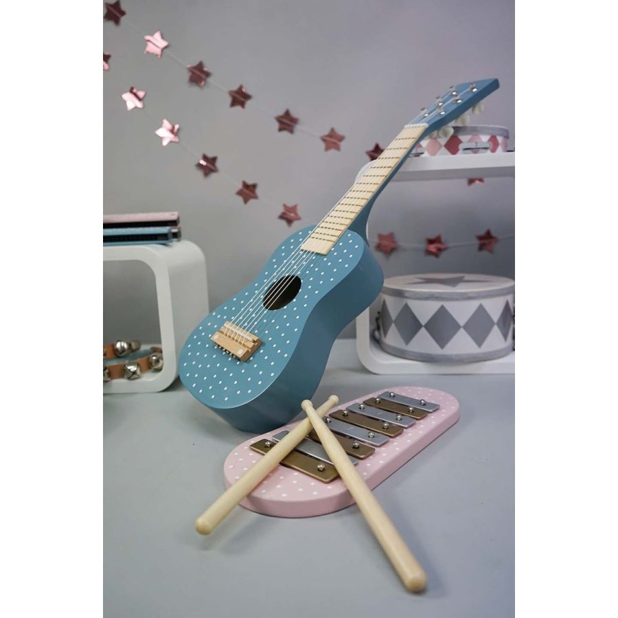 Mėlyna vaikiška gitara