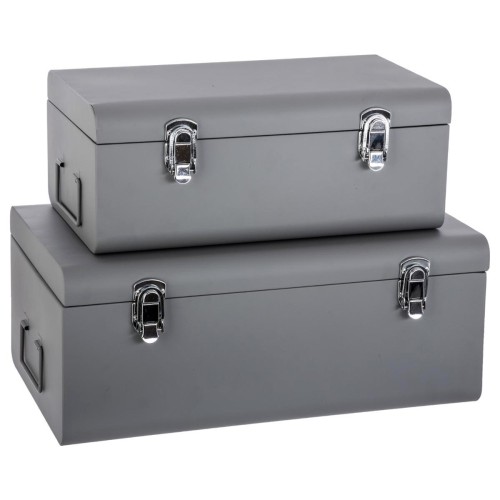 Metal Storage Cases (2 pcs.)