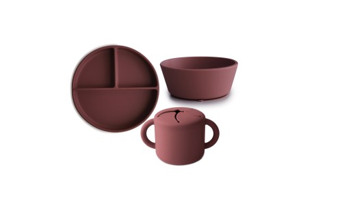 Set (plate, bowl, snack cup)