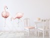 Sienų lipdukas "Flamingai" 