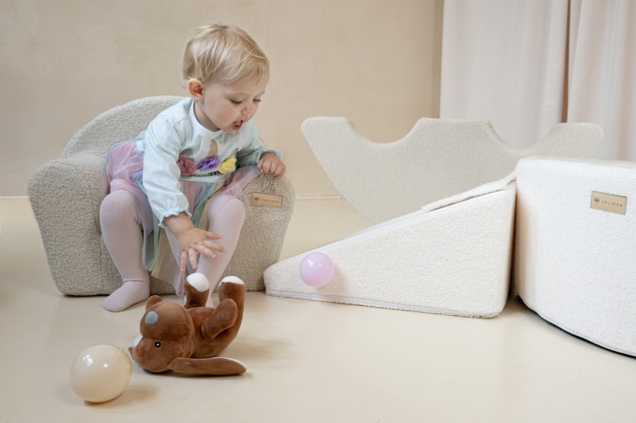 Vaikiškas foteliukas Teddy medžiagos